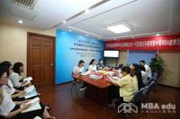 北京航空航天大學(xué)MBA教育中心副主任梁娜老師一行訪問社科賽斯教育集團(tuán)暨中國MBA教育網(wǎng)