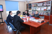 中國(guó)地質(zhì)大學(xué)（北京）經(jīng)濟(jì)管理學(xué)院副院長(zhǎng)雷平訪問(wèn)社科賽斯教育集團(tuán)暨中國(guó)MBA教育網(wǎng)